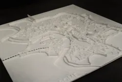 Ancient Rome Cityscape Map - 250 AD