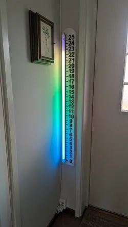 Big RGB Led Thermometer