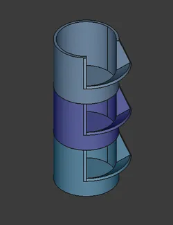 Container for nuts screws and bolts