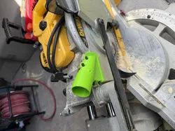 Dust extraction attachment for Dewalt DW712-qs