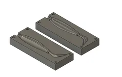Fishing swimbait mold 12cm
