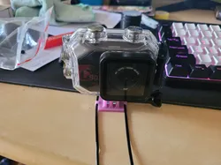 Go-Pro with cable ties