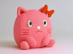Knitted Kitty Cat - NO AMS - Cute Animals