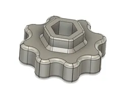 M8 coupling nut knob