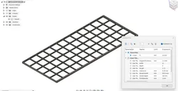 Parametric Gridfinity baseplate to fill any size drawer base plate