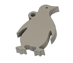 Penguin keychain
