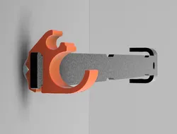 Prusa CORE One Swing Arm Left Cable/PTFE Bracket with rubber buffer