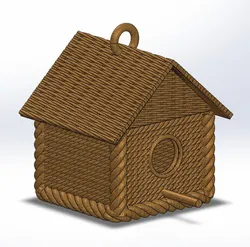 “RopeHouse Birdhouse” — Rope-Style Birdhouse