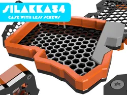 Silakka54 Keyboard Case - With Less Screws* AliExpress PCB Compatible