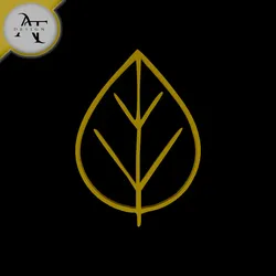 Simple Leaf Symbol - 2D Art