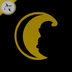 Simple Moon Symbol - 2D Art