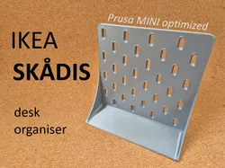 Smaller IKEA SKADIS stand (optimized for Prusa Mini)
