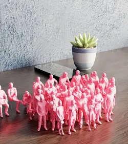Super Collection of Miniature People – 194 Figures
