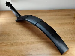 Telescopic bike fender