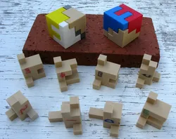 3D printer bestanden | 3MF | 21 Kubus ontleedpuzzels