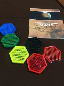 3D printer bestanden | 3MF | Terraforming Mars Player Token Hex Bowls
