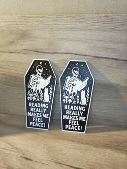 Coffin Bookmark HueForge