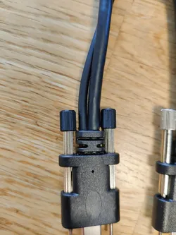 Creality Raptor / Scan Bridge improved Screw Knob for cable