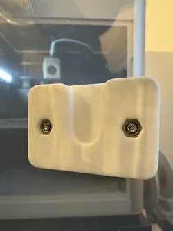Custom roll holder (M3x10 screws) for werner_h's filament drybox