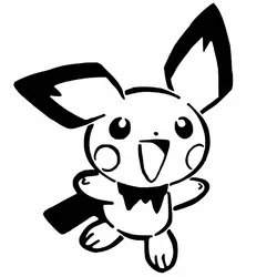 Gratis Other STL indir - Pichu sjabloon 2 - SMT_M 🦊