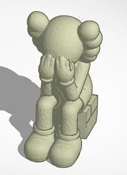 Kaws "Passing Through" Crying