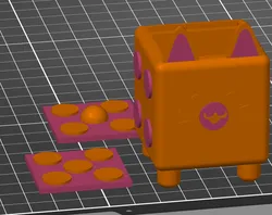 Kuro Nyan box with lid
