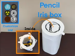 mechanical iris pencil case