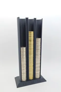 Polish złoty coin stacker