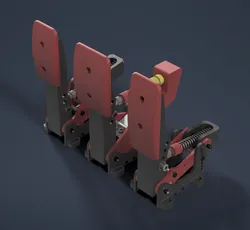 Sim Racing Pedals with Load Cell