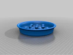 Slow feed dog bowl / bowl insert