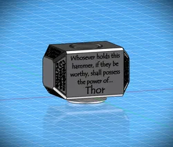 Thors Hammer Pen topper
