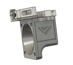 Updated VzBot 3010 Fan Mount for Magneto Filament Cutter