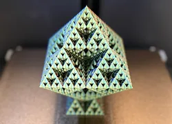 Wicked Vase Mode Sierpinski Octahedron Fractal | Level 4