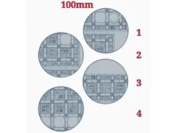 100mm Bases "Walkway"