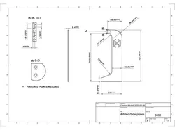 Artillery Sidewinder X1 support up rights