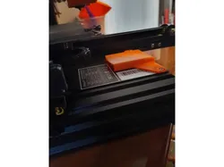 CPU cooling fan duct