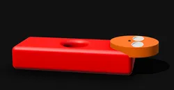 Katzen-Clip – süßer Kabelhalter, ca. 30×10×6 mm