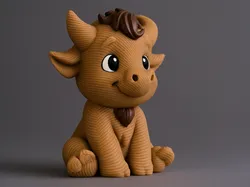 Knitted Minotaur - Cute Creature - Greek mythology