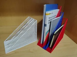Modular book and notebook organizer