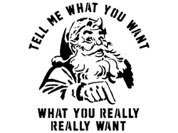 Santa stencil 2