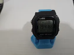 Casio W800 watch holder stand with storage trays - one part, no supports needed