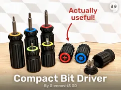 Compact Bit Driver (pocket size screwdriver)