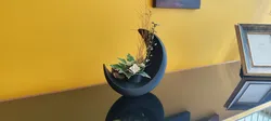 Designer Crescent Decorative Object, Vase, Vessel