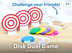 Disk Duel Game (launch disk, shoot targets, win the challenge!)