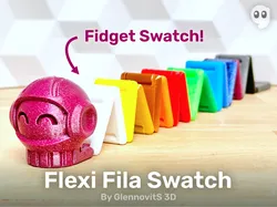 Flexi Fila Swatch (filament samples made fun - flexible calibration)