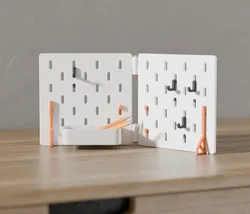 Foldable SKADIS Pegboard