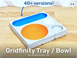 Gridfinity Tray / Bowl - Catch-it-all organizer for the desk