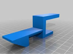 Headphones desk clip for IKEA Skarsta