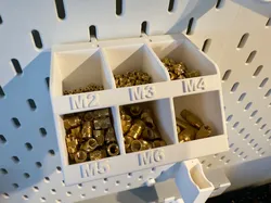 IKEA SKÅDIS Organizer for Threaded Inserts and Soldering Tips