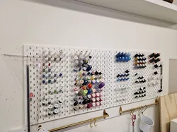 IKEA SKÅDIS Pegboard thread roll holder